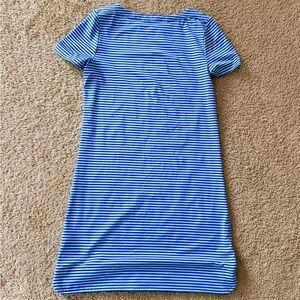 Vineyard Vines Girls Short Sleeve Stripe Sankaty Dress